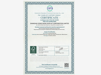 Handelt es sich bei FSC certifed um verschiedene fed-vorkommen.